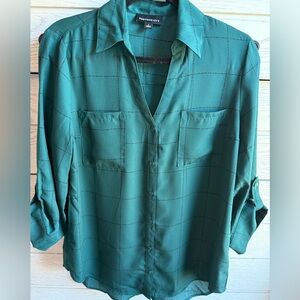 Fortune + Ivy Green Blouse